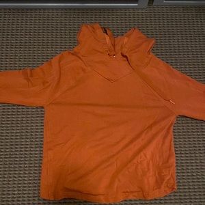 athleta brunt orange hoodie size xs - worn only once